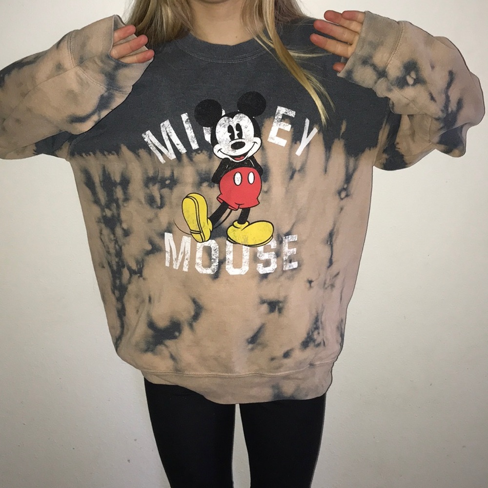 Mickey Mouse acid dipped sweater